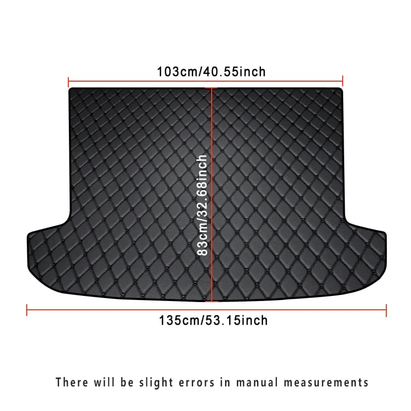 Tapis de sol de voiture, tapis de coffre pour Hyundai Tucson 2015 2016 2017 2018, tapis de coffre imperméable en cuir, accessoires d'intérieur automobile