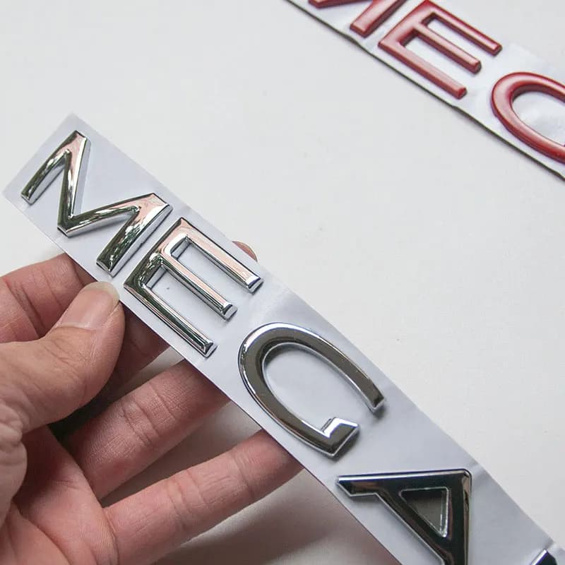 Autocollants de coffre avec lettres MEGANE, pour Renault MEGANE 1 2 3 4 MK1 MK2 MK3 MK4 RS, accessoires extérieurs