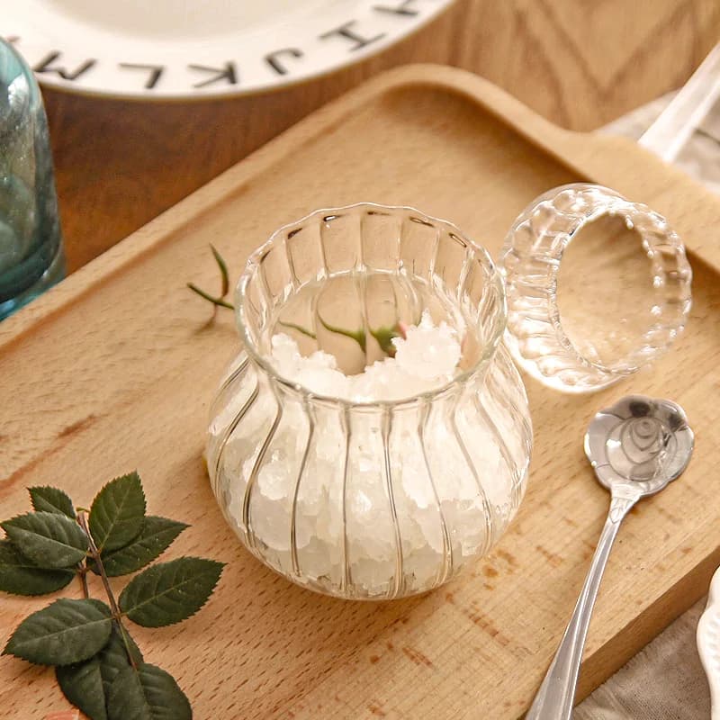 Bouteille de stockage en verre 400/150ml, réservoir de stockage d'assaisonnements pour la cuisine, transparent, résistant à l'humidité, pour aliments, fournitures de cuisine