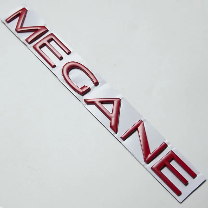 Autocollants de coffre avec lettres MEGANE, pour Renault MEGANE 1 2 3 4 MK1 MK2 MK3 MK4 RS, accessoires extérieurs