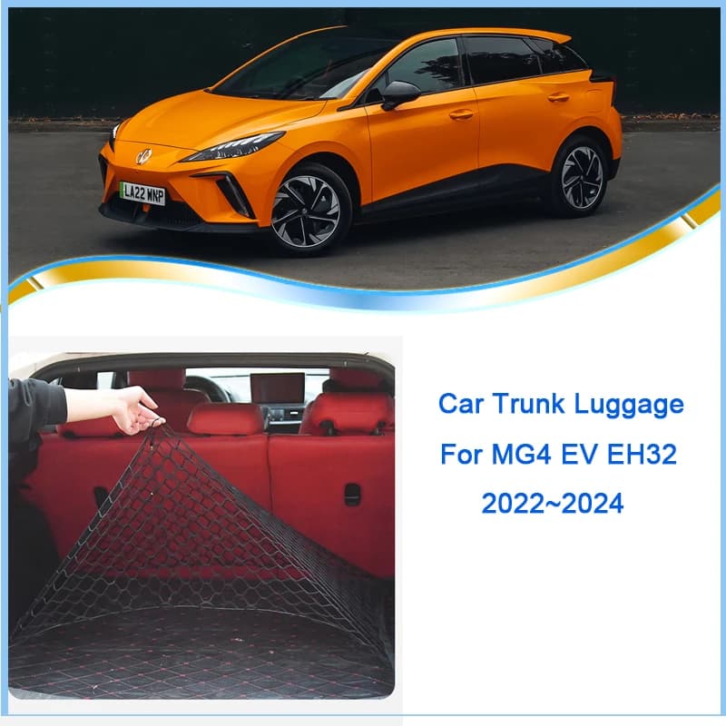Filet de Coffre de Voiture en Maille artificiel astique Nylon, Accessoire Automobile pour MG4 EV EH32 2022