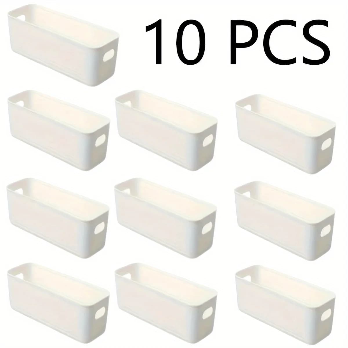 Boîte de rangement multifonctionnelle, 10 pièces, boîte de rangement de bureau durable de grande capacité, rangement pour sous-vêtements, adapté au rangement des articles divers