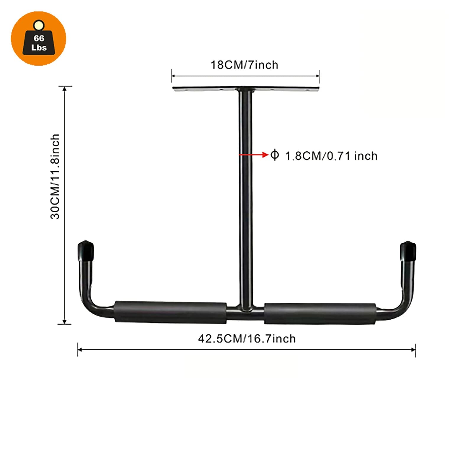 1/2/4 crochets de rangement robustes pour garage, installation au plafond pour suspendre échelles, tuyaux, bois et articles volumineux, idéal