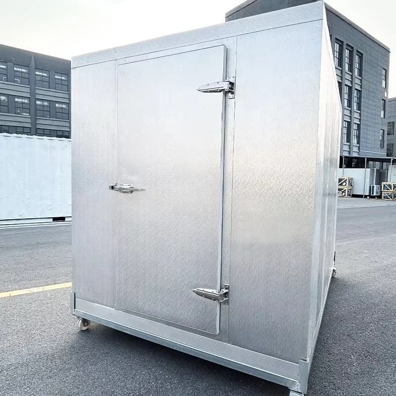 Chambre froide mobile commerciale à refroidissement rapide et température stable pour supermarché, sur mesure