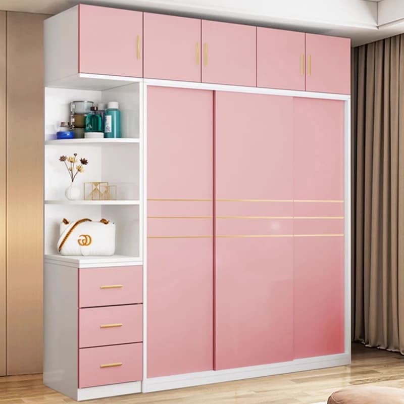 Armoire De Rangement pour enfants en bois massif King Size Kawaii chambre Armoire Organisation vêtements Armoire De Rangement meubles De Salon