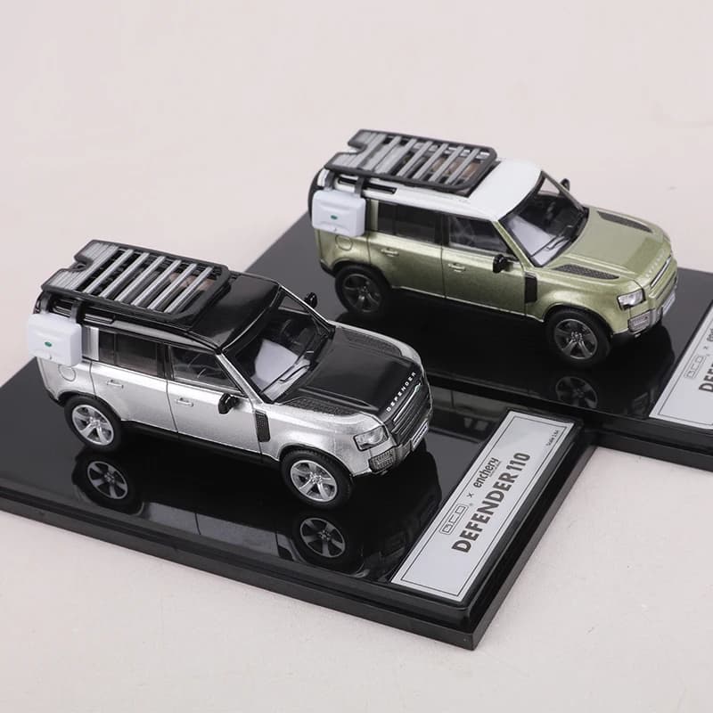 Modèle de voiture en alliage GCD/Enchery 1:64 Defender 110