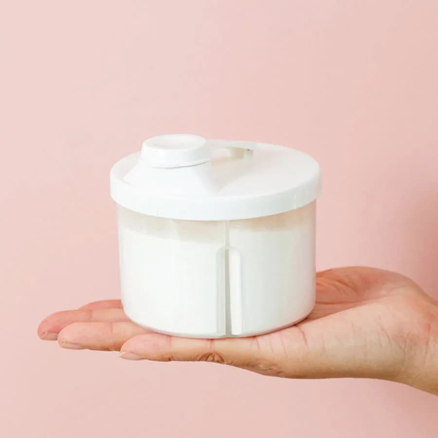 Boîte de stockage des aliments pour bébés, 4 compartiments, lait en poudre pour nouveau-né, choses pour nouveau-né, collations, gobelets, conteneur, distributeur de formule Portable