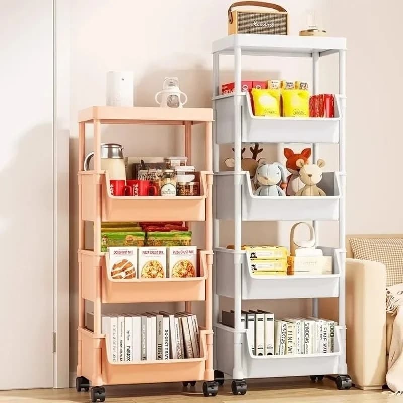 Chariot bibliothèque cuisine rangement fente armoire de rangement salle de bain salon maison organisateur support cuisine coin étroit