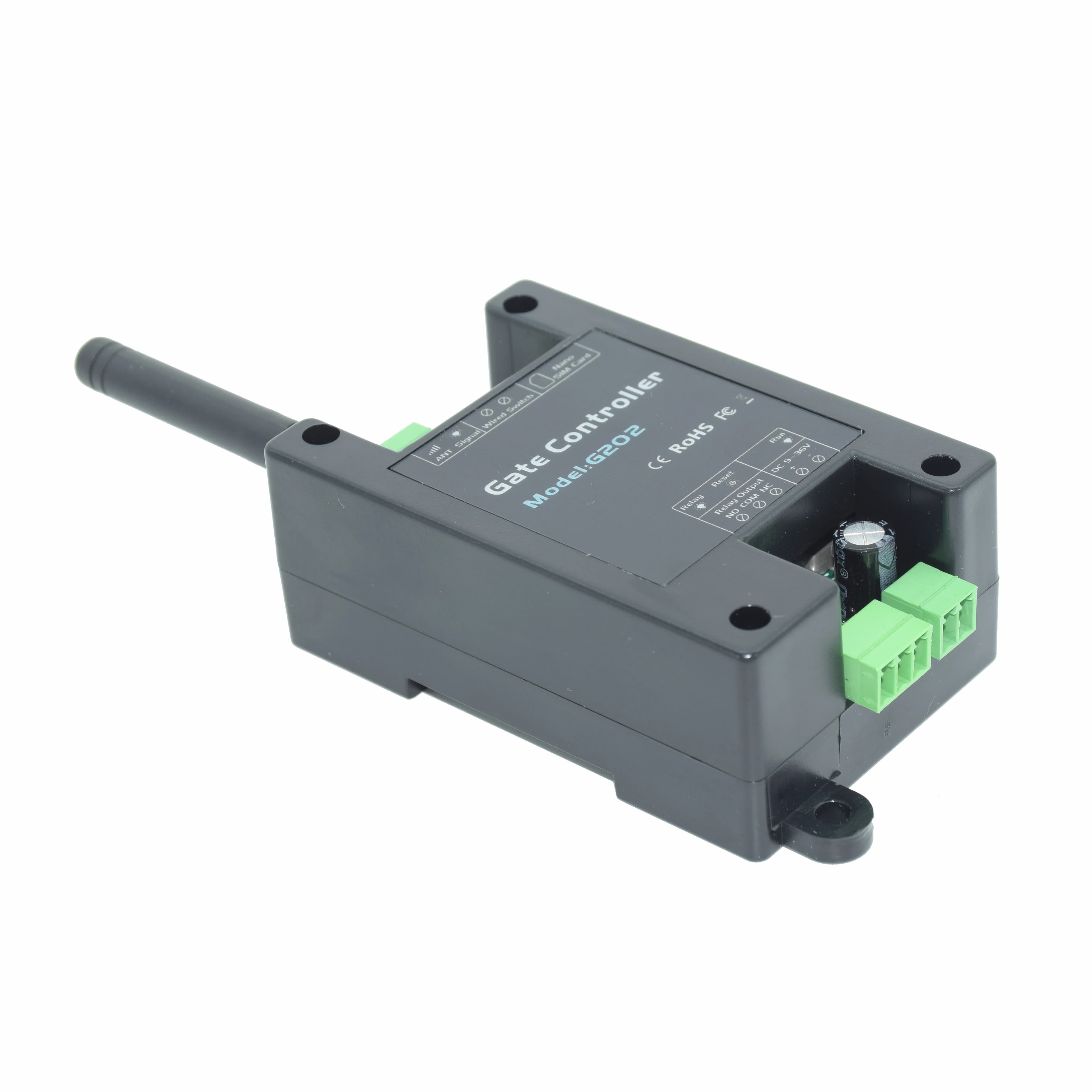 Ouvre-porte télécommandé GSM 4G SMS, interrupteur marche/arrêt à relais unique G202 pour ouvre-porte de Garage coulissant