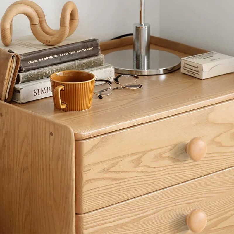Armoire circulaire minimaliste en bois Foy, portes en bois, proximité des égouts, armoires nordiques, armoire à chaussures