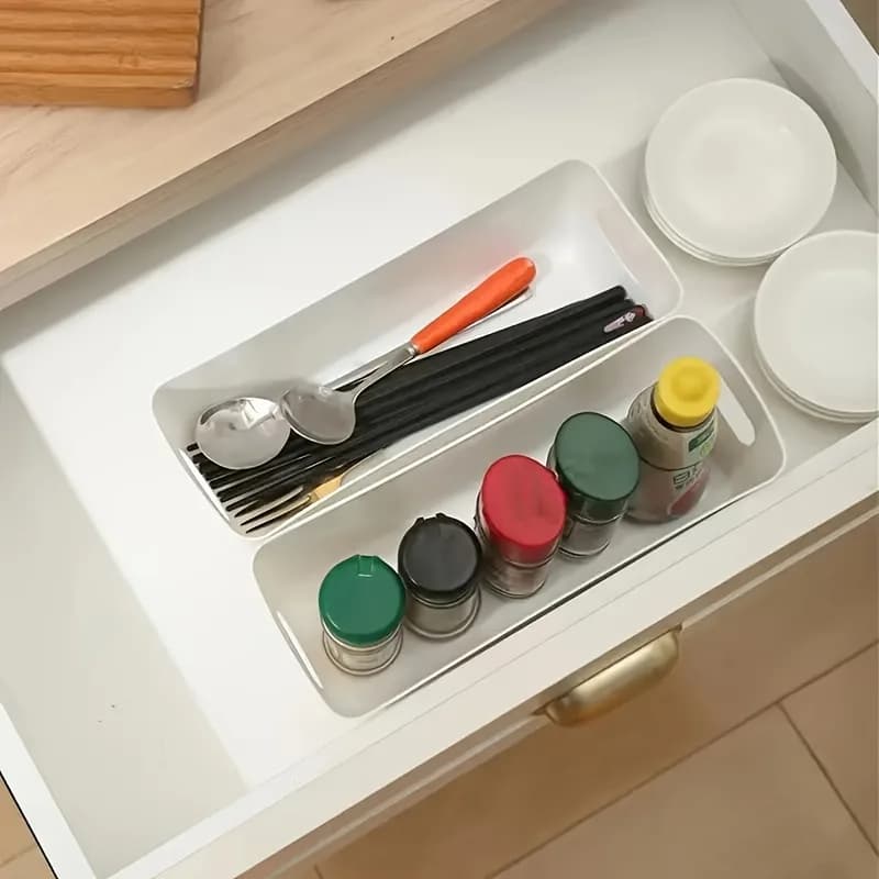 Boîte de rangement multifonctionnelle, 10 pièces, boîte de rangement de bureau durable de grande capacité, rangement pour sous-vêtements, adapté au rangement des articles divers