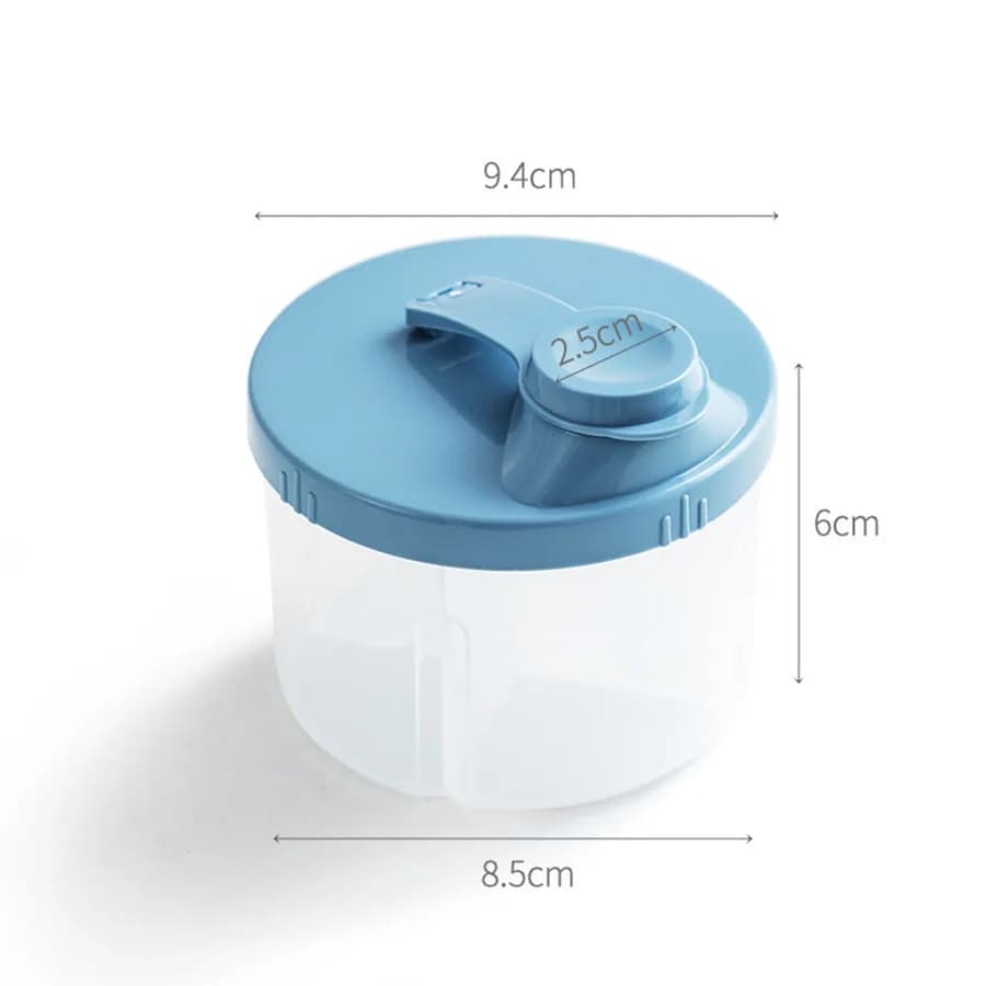 Boîte de stockage des aliments pour bébés, 4 compartiments, lait en poudre pour nouveau-né, choses pour nouveau-né, collations, gobelets, conteneur, distributeur de formule Portable