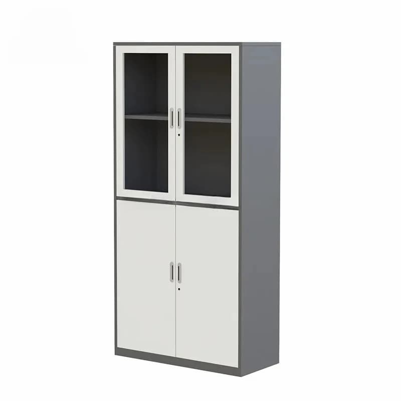 Armoires de classement, armoires de rangement métalliques, armoires de rangement industrielles, armoires de classement avec portes vitrées à charnières