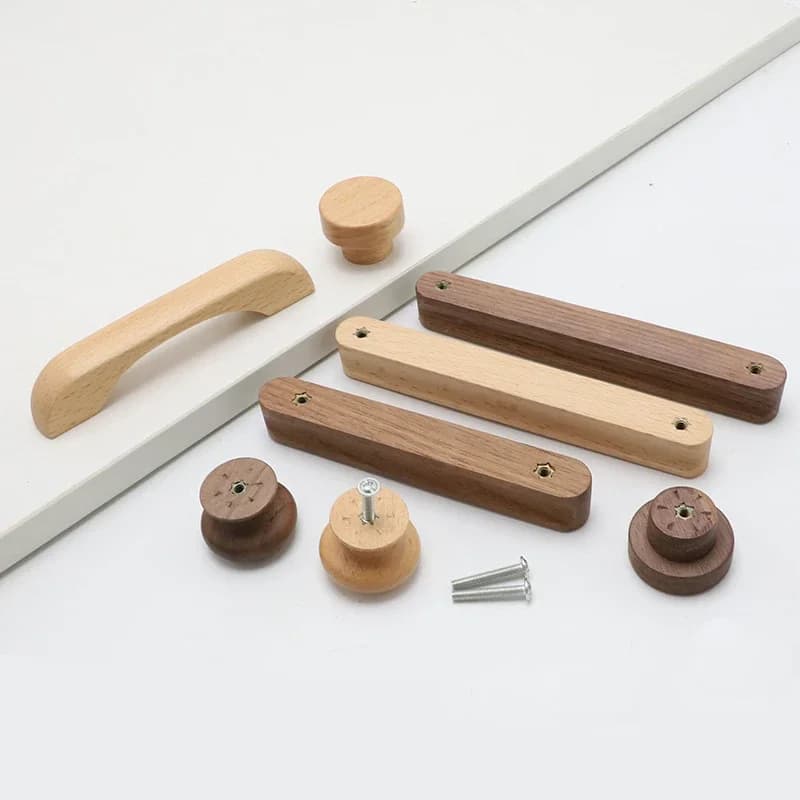Armoire circulaire minimaliste en bois Foy, portes en bois, proximité des égouts, armoires nordiques, armoire à chaussures