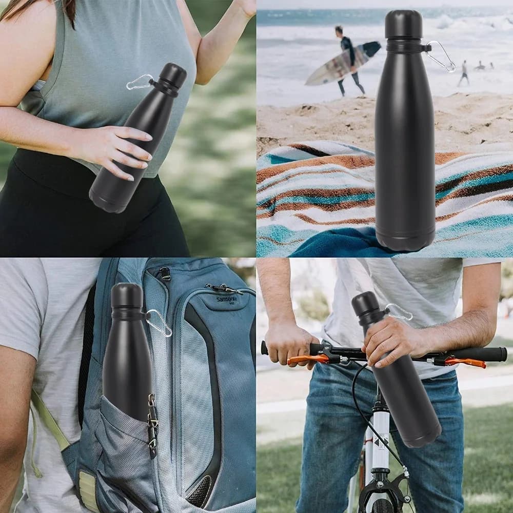 Bouteille d'eau de détournement secrète cachée en acier, coffre-fort secret, compartiment de rangement pour cartes, clés, argent liquide