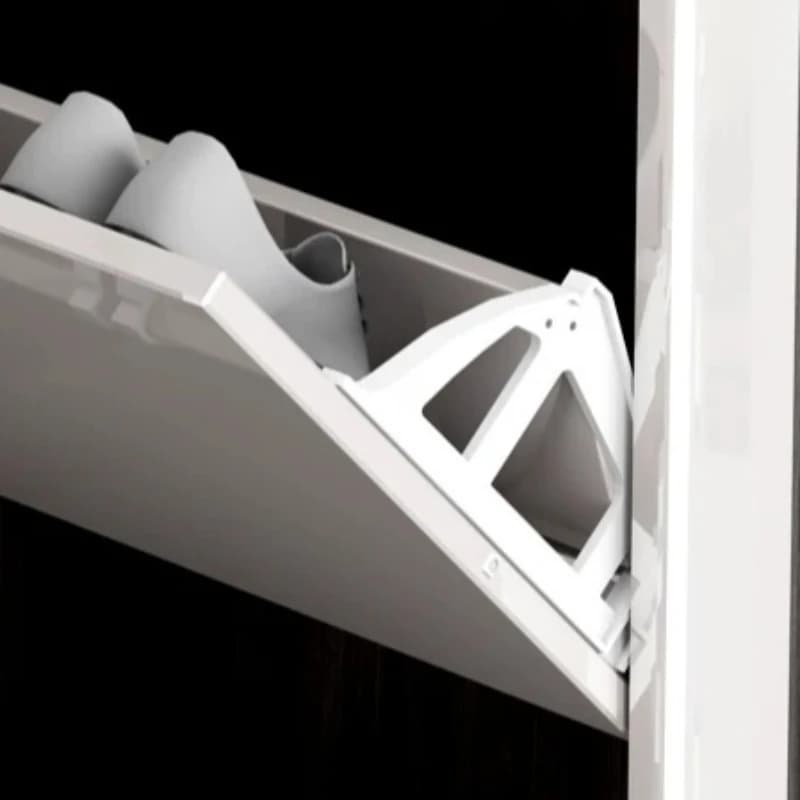 Meuble de rangement pour chaussures avec siège et portes, armoire à chaussures étroite secrète, organisateur de chaussures d'angle rotatif, mobilier de maison