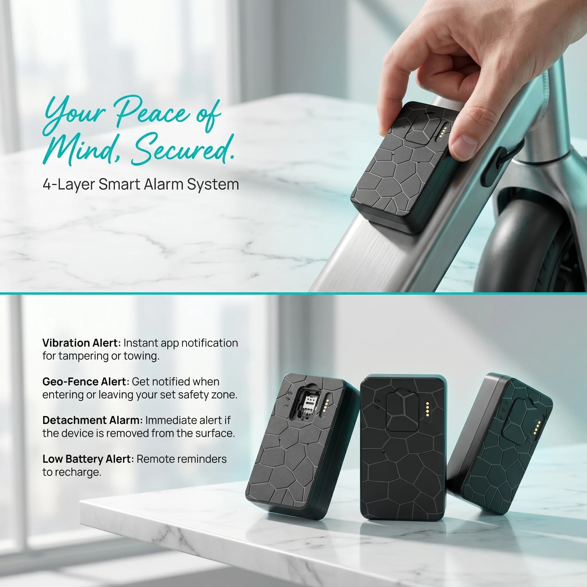 Mini traceur GPS 4G avec batterie 3000 mAh, magnétique, antivol, enregistreur de véhicule, localisateur en temps réel avec application gratuite