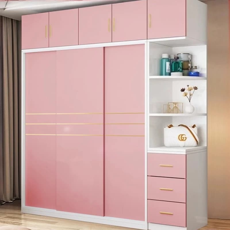 Armoire De Rangement pour enfants en bois massif King Size Kawaii chambre Armoire Organisation vêtements Armoire De Rangement meubles De Salon