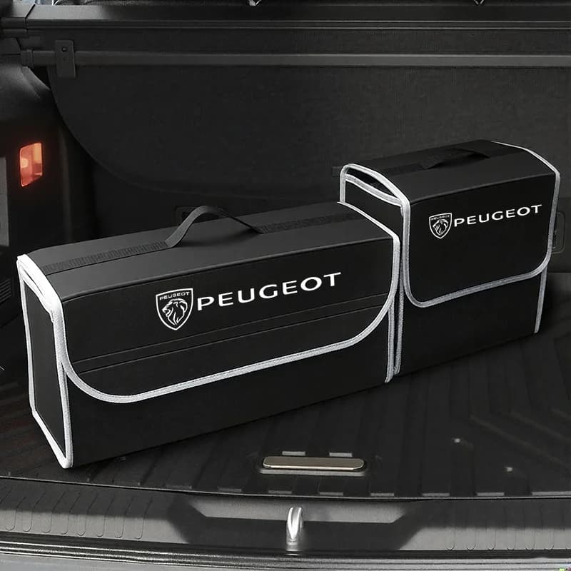 Boîte de rangement de coffre de voiture Peugeot, sac de rangement pliable de grande capacité pour Peugeot 408 4008 308 3008 Rifter 5008 508 2008 208 301