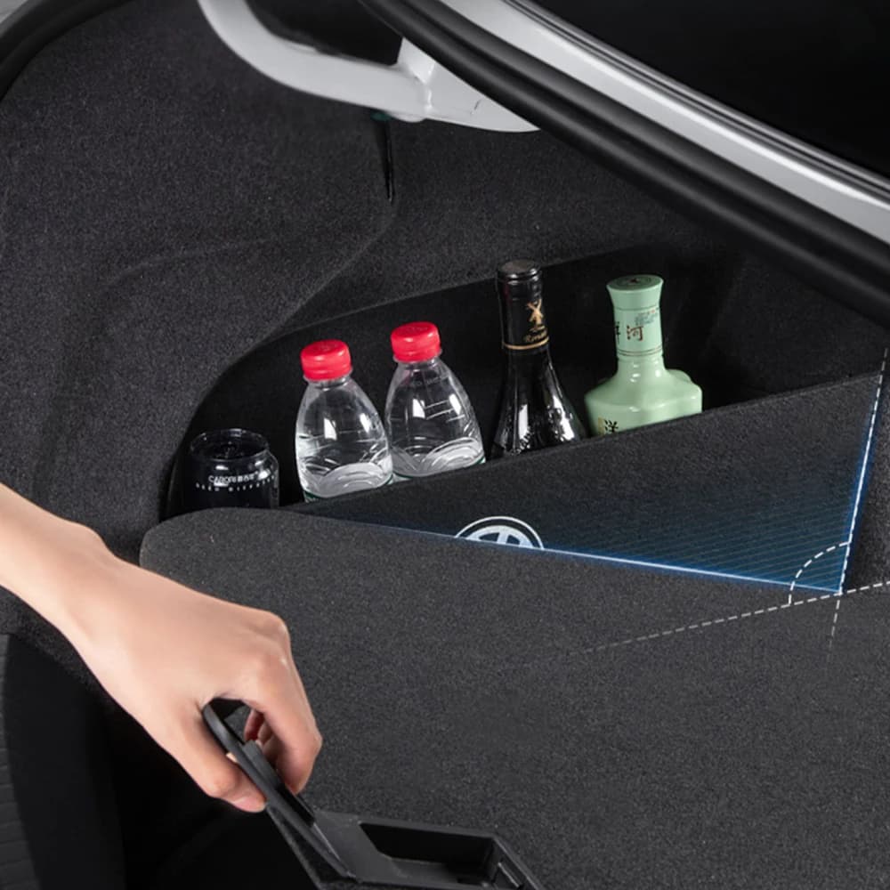 Sac de panneau de rangement latéral pour coffre de voiture, pour Audi Q2 Q3 Q5, poche antidérapante, panneau de séparation de chargement, accessoires automobiles, style de voiture