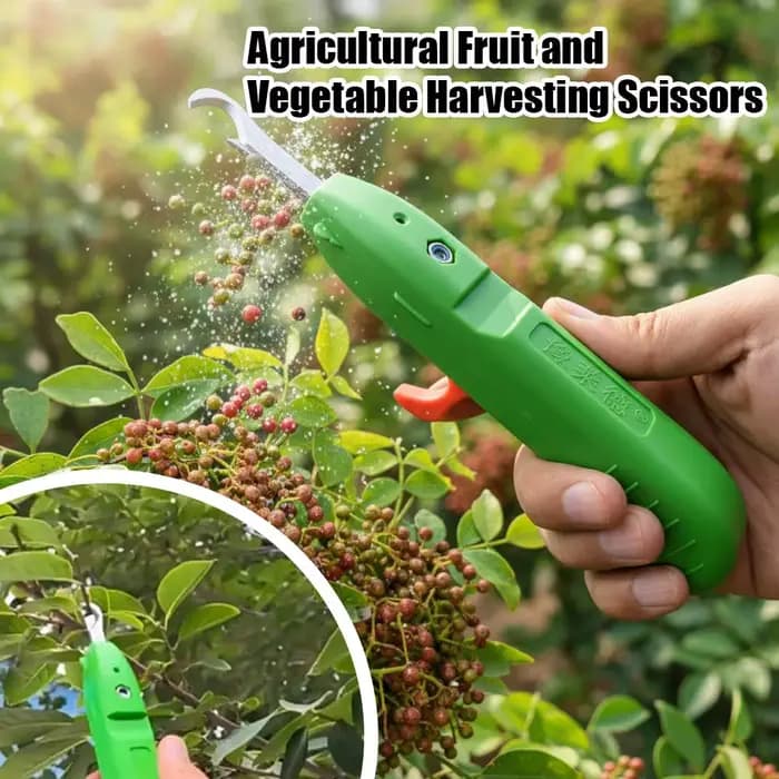 Mini sécateur portable pour la taille et la cueillette des fruits avec couvercle de protection
