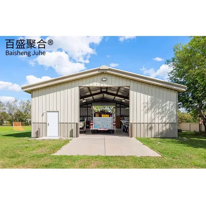 Structure en acier pour parking automobile