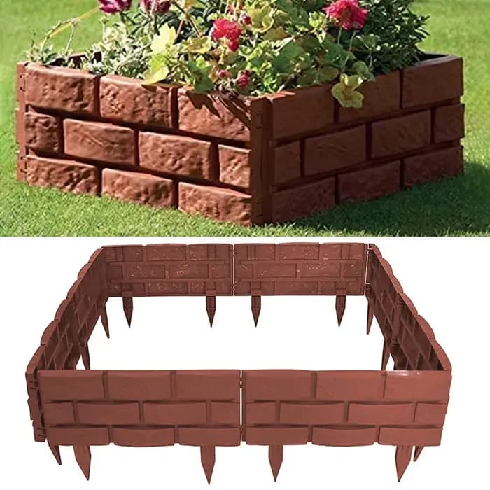Bordure de Jardin en Brique de Charbon