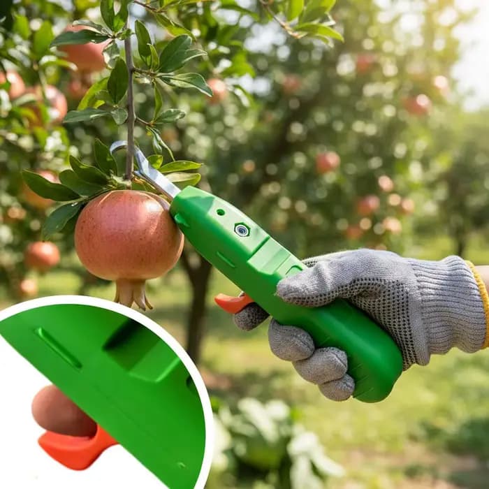 Mini sécateur portable pour la taille et la cueillette des fruits avec couvercle de protection