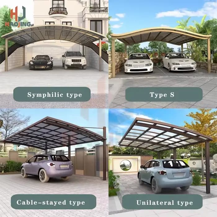 Carport en aluminium personnalisé