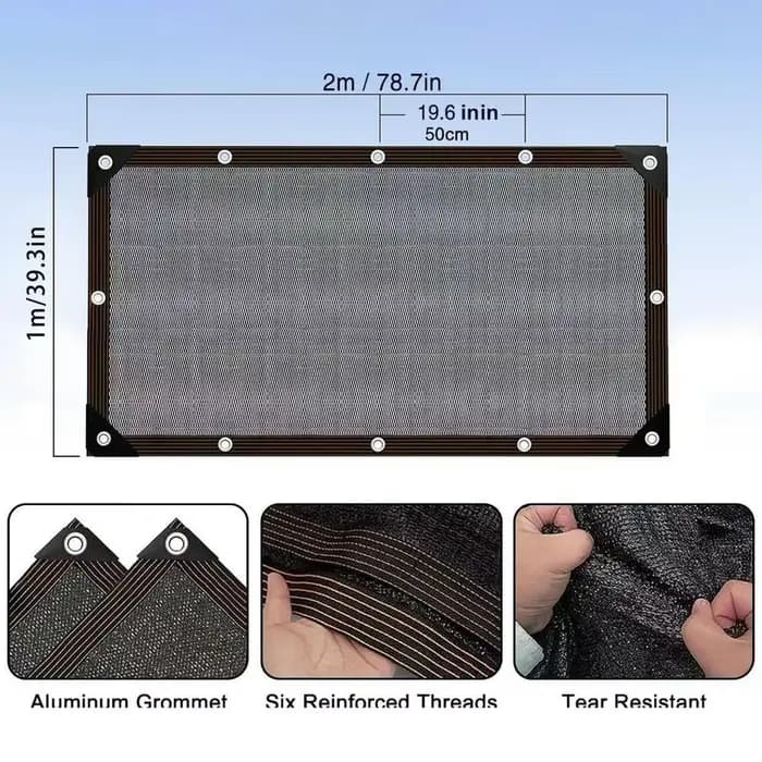 Toile d'ombrage de jardin, filet de protection solaire, toile pare-soleil pour pelouse et piscine, c
